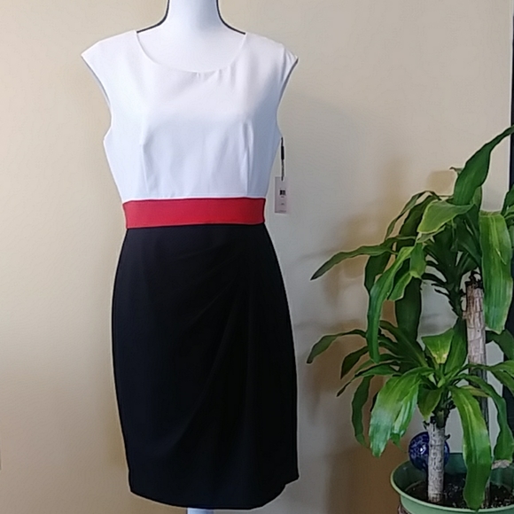 Calvin Klein Dresses & Skirts - NWT. Calvin Klein Color Block Dress.